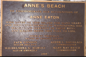 annes beach plaque