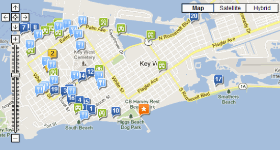 Click Here For Map To Higgs Beach