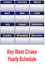 Key West Cruise Calandar