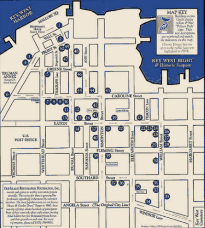 walking tour key west map