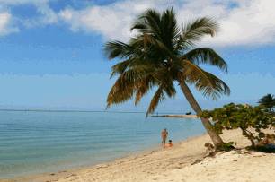 Sombrero beach in Florida Keys