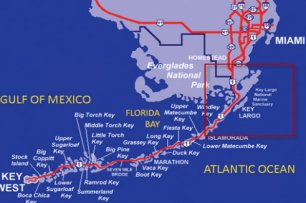 Map Of Key Largo