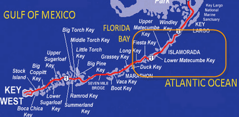 Map Of Islamorada